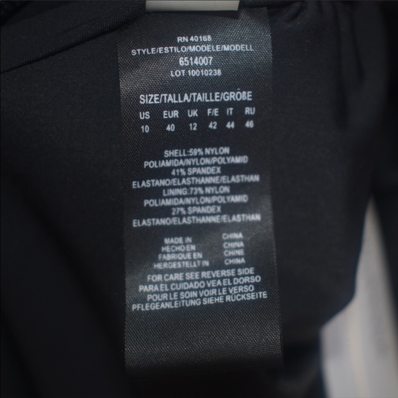 Amoressa Domino Jinx Twist One-Piece B&W Swimsuit - Picture 8 of 8